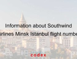 Information about Southwind Airlines Minsk Istanbul flight number